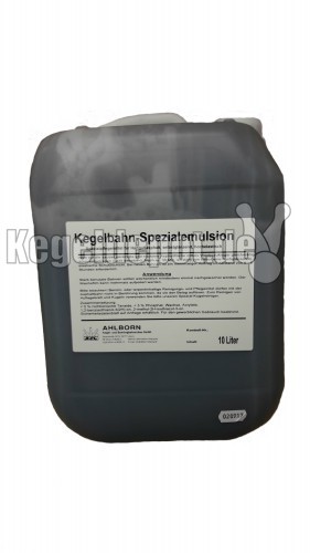 Kegelbahn-Spezialemulsion / 10 Liter (schwarz)