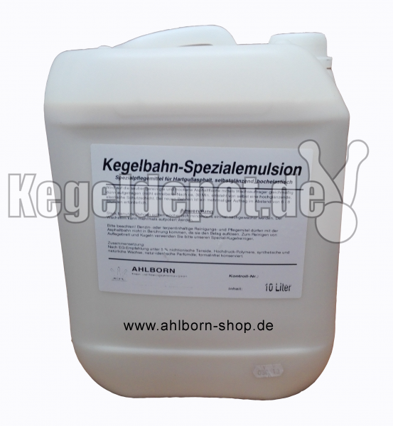 Kegelbahn-Spezialemulsion / 10 Liter (weiß)